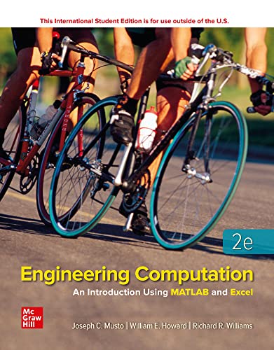 Engineering Computation: An Introduction Using MATLAB and Excel view 2