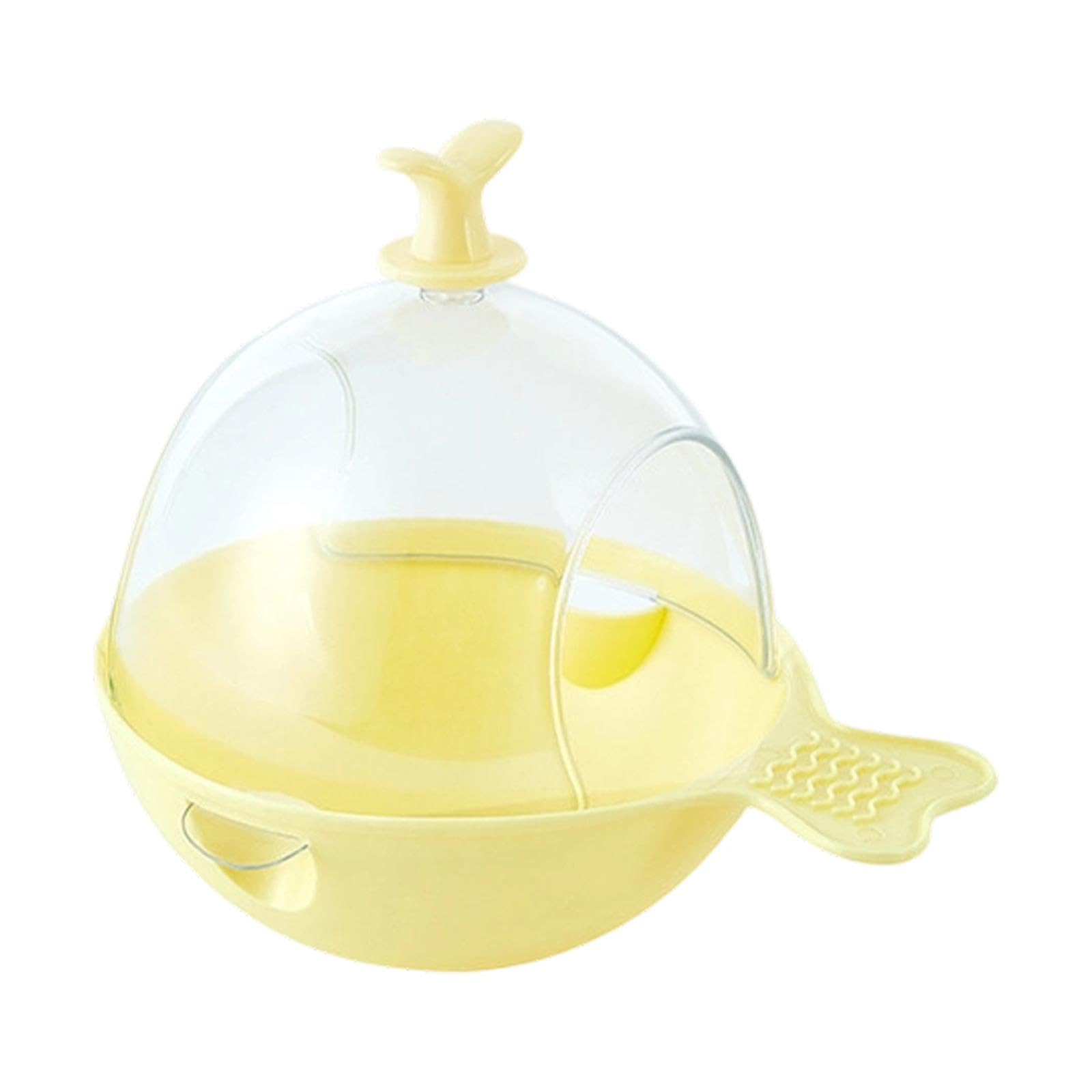 Bird Bath for Cage Portable Parakeet Bath Box for Cockatiel Parakeet Budgies Yellow-image-33