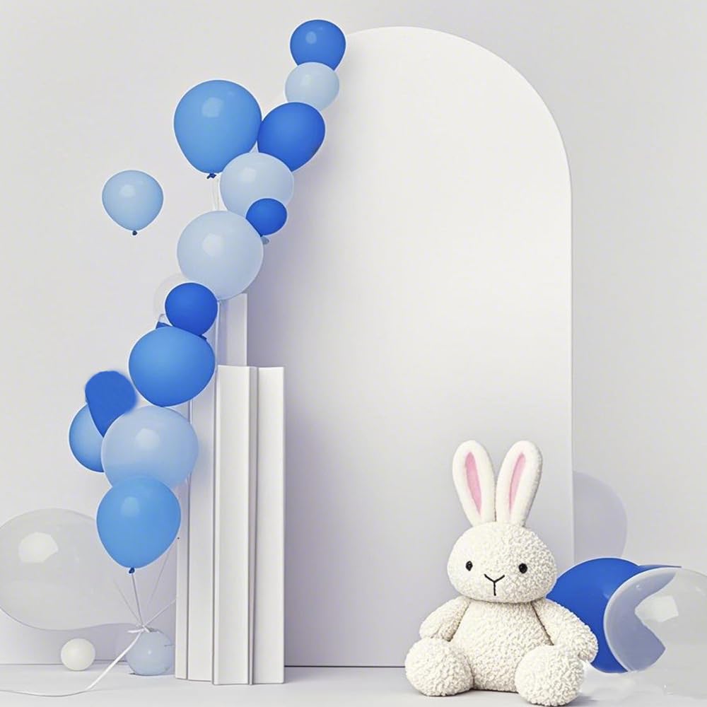 JFDYDM White 6FT Wedding Arch Cover, White Spandex Arch Backdrop Cover, Chiara Backdrop Cover for Festivals Birthday Party Banquet Ceremony Decoration