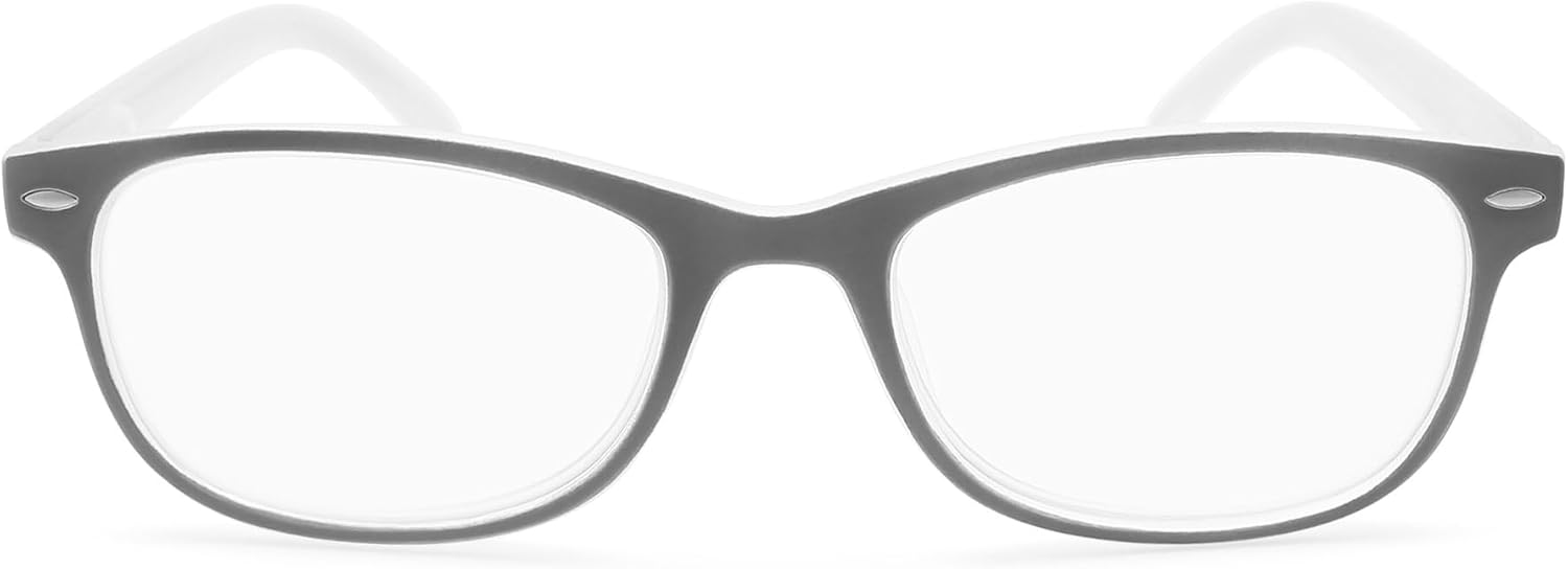 2SeeLife Blue Light Reading Glasses for Men & Women – Small-Medium Fit, Sturdy Frame, Spring Hinges, Premium Readers