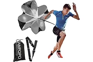 Bfsmile Running Speed Training 56" Parachute with Adjustable Strap