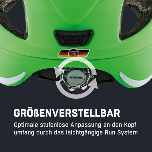ALPINA Ximo L.E. Kinderfahrradhelm, Green matt, 47-51 cm – Ansicht 5