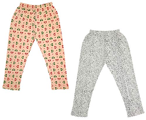 Image of indi weaves Girls Super Soft Cotton Solid Capri Pants Pack of 2