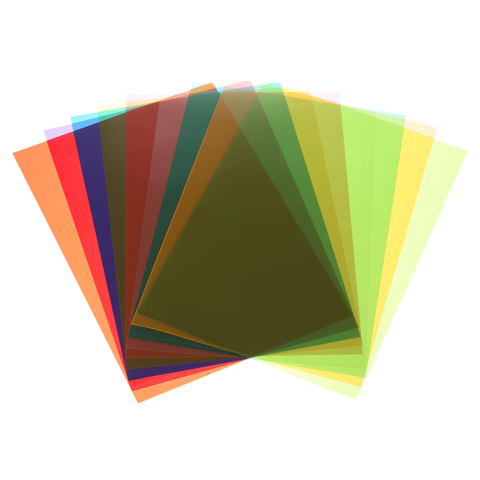 Feuilles en plastique coloré A3 ambré transparent étanche pour correction de couleur LED