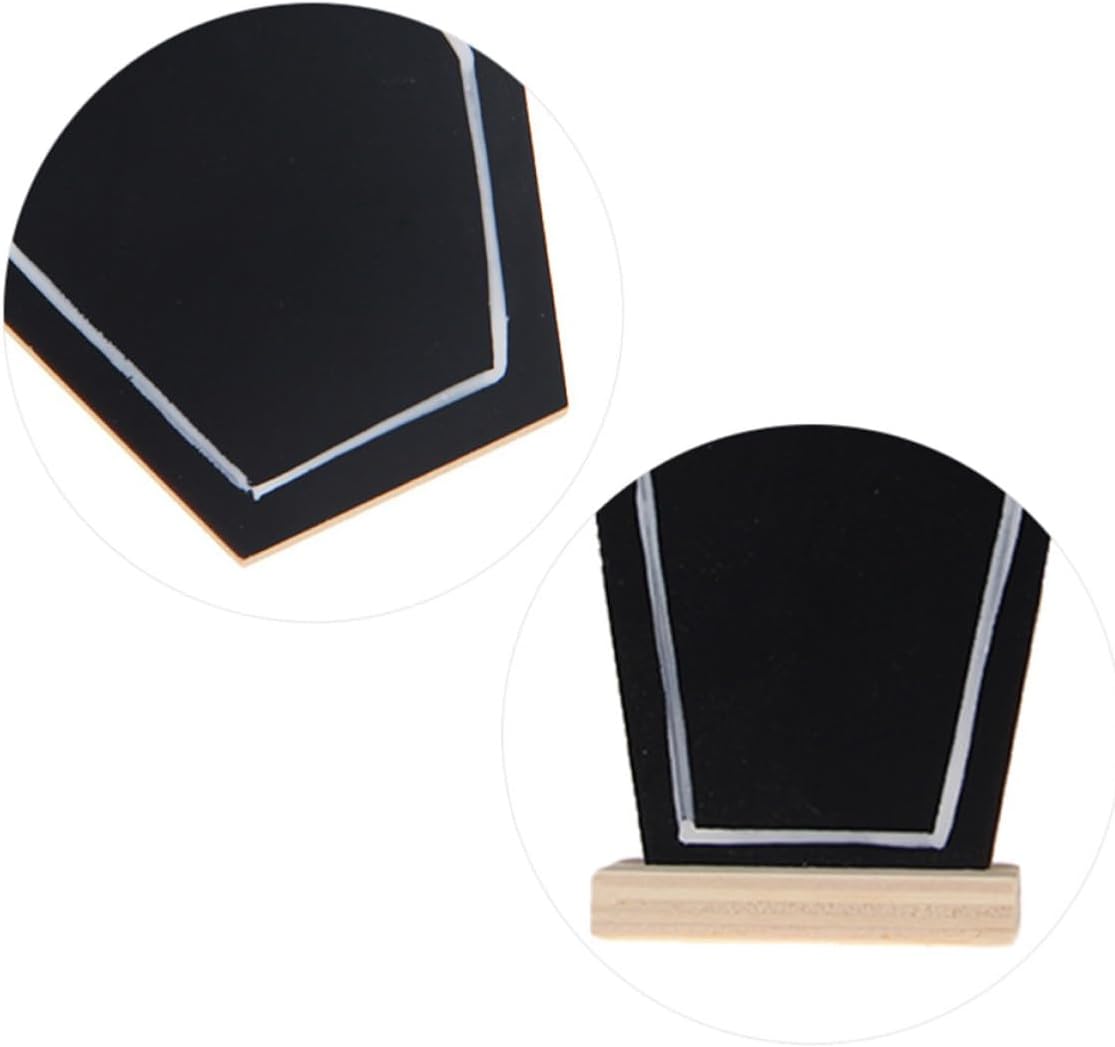 Tombstone Shape Blackboard Mini Decorative Message Board Wooden