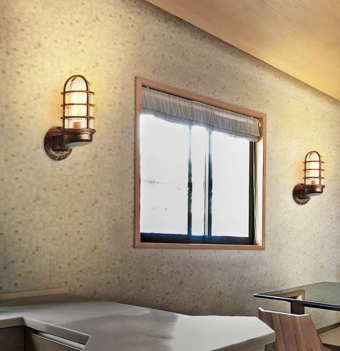 Amazon.co.jp : STGGTS アンティーク マリンランプ ブラケットライト