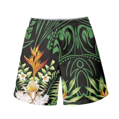 Polynesian Style Prints Workout Shorts Men Shorts for Men Samoa Tropical Tribe Totem Design Custom Men Shorts2