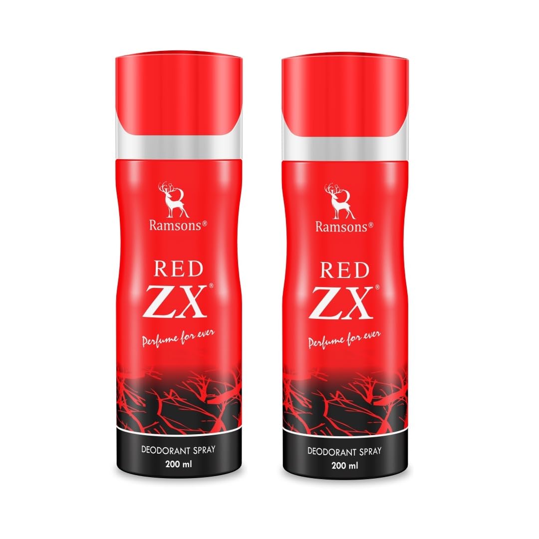 Ramsons - RED ZX Deodorant Spray 200ML x 2 | Body Spray For Men | TN - Bergamot, Lemon, Lavender, Rosemary, Basil, Mint | MN - Carnation, Jasmine, Allspice | BN - Musk, Amber, Cedar, Patchouli, Mossy-image-19