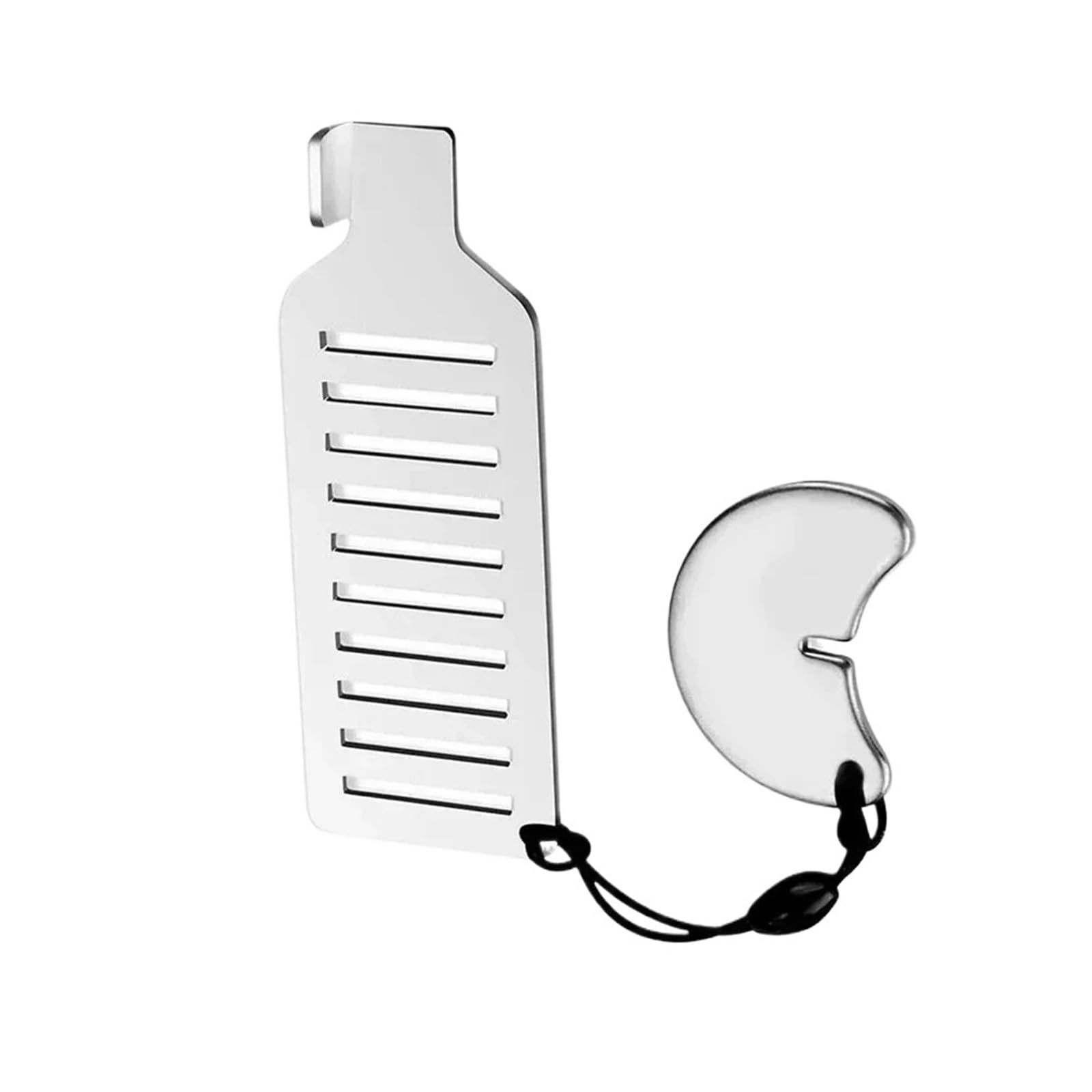 Mdsrfgn Women's One Color Portable Security Door Lock 8Cm Steel Portable Anti-Theft Door Blocker For Travel And Hotel