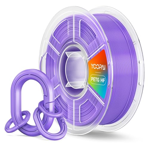 PETG HF Purple 30-600mm/s Rapid Printing | Low Stringing High Toughness Odorless Smooth Flow 1KG (2.2lbs) High Speed 3D Printer Filament 1.75mm