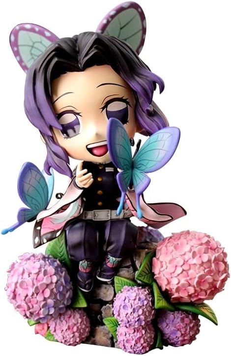 KENMA Demon Slayer Kochou Shinobu Cute Mini Action Figure Kimetsu no Yaiba 16 Cms PVC Anime Figurine Collectible Toy Model Statue