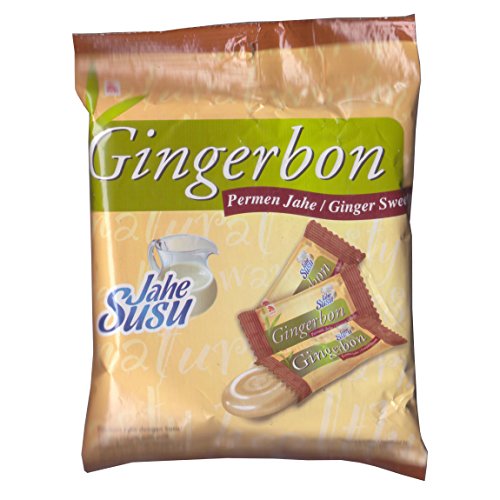 GINGERBON - Caramelos de jengibre Jahe Susu - (1 X 100 GR)