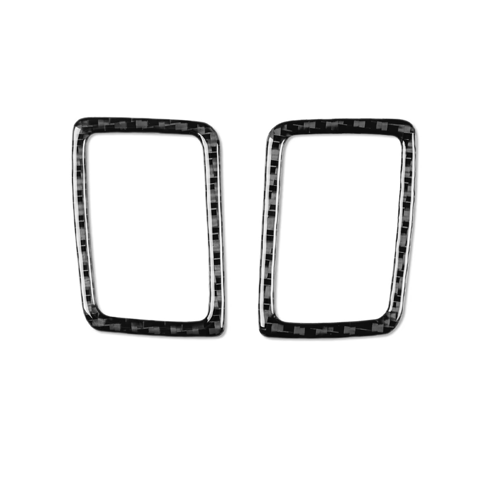 for Toyota for Corolla 2007-2013 Dashboard Air Vent Outlet Frame Sticker Car Interior Mouldings(Black)