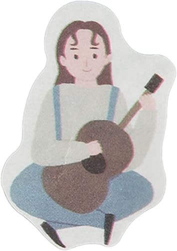 Miniatura 7 de Juego de cintas Washi, 8 rollos de cintas Washi de 1.378 in de ancho, cinta decorativa impresa para conciertos, múltiples formas irregulares,