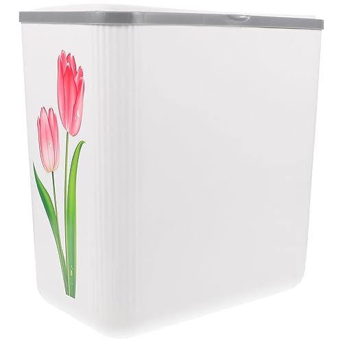 PACKOVE Blanco con cubierta de plástico para colgar en la pared