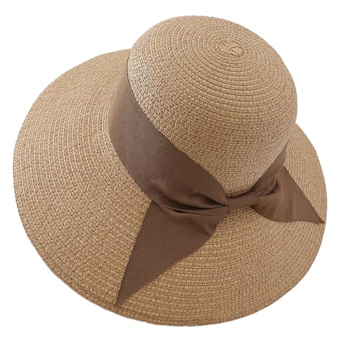 Chapeau de soleil style Panama pour femmes une capeline élégante de haute qualité
