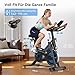 Wenoker Heimtrainer Fahrrad mit App, Leises Ergometer Hometrainer Fahrrad mit Magnetwiderstand, Spinning Bike Indoor Fitnessbikes für Kardio-Training zu Hause, Bis 160KG