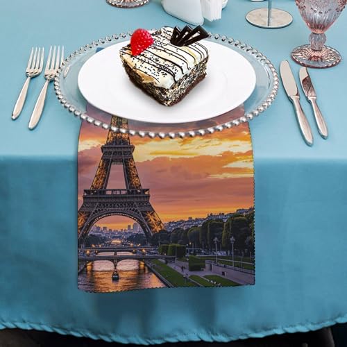 Servilletas de Tela Estilo Torre Eiffel Paquete 6 miniatura 4