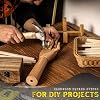 Calvana 1/2 x 12 Inch 60 PCS Balsa Wood Sticks, Thin Wooden Square Dowels, Unfinished Straight Dowel Rod, for Crafts, Macrame Supplies, Tiered Cakes Wood Strips, Plant Support, DIY