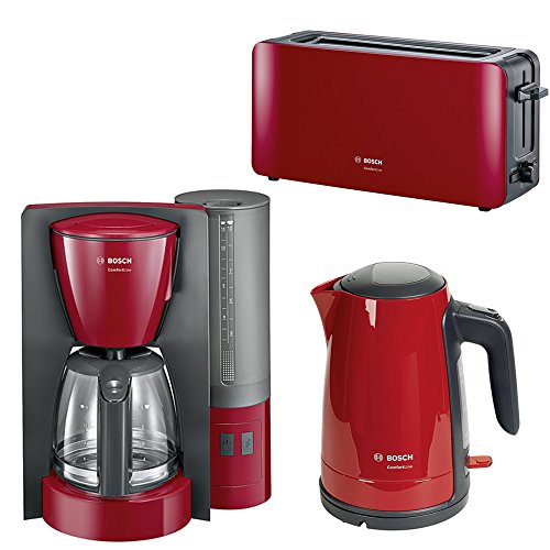 Preisvergleich Produktbild Frühstücksserie Bosch ComfortLine rot LS 3Teile= 1Preis