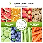 Cold Press Masticating Juicer Machine - 2-Speed & Reverse Function for Vegetables, Fruits, Celery | Quiet Motor, BPA-Free, Easy to Clean with Brush | Slow Juicer for Nutrient-Rich Juices - Image 4
