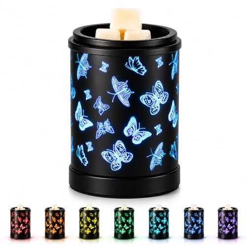 Schmetterling Elektrische Duftlampe, RGB-Farbwechsel Duftlampe Elektrisch