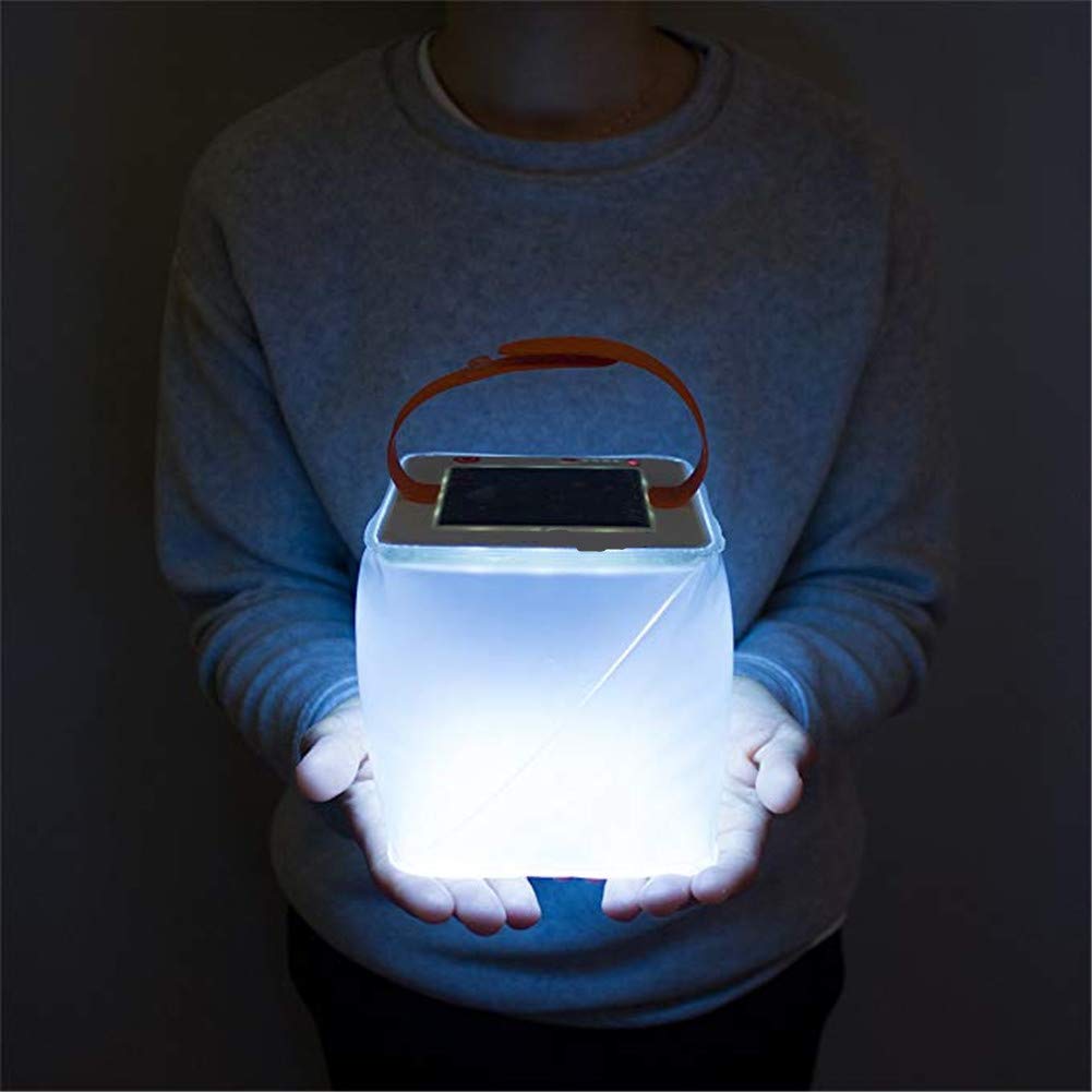 Solight Design - Lanterna solare ricaricabile con sensore di luce