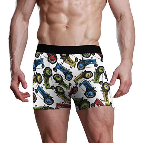 Men's Underwear Boxer Brief Breathable Boxers Trunks for Men, S M L XL XXL2