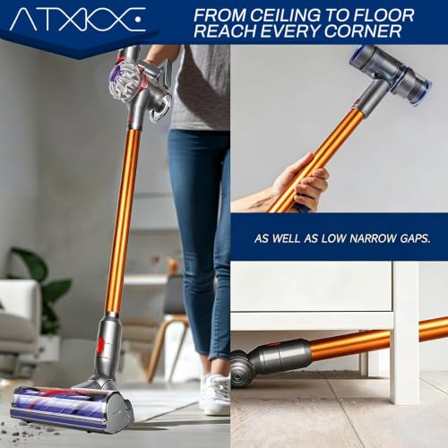 Image of ATXKXE Extension Wand Compatible with Dyson V10 Wand, Orange