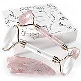 🥰 KIT MASAJEADOR CARA PARA REGALO: Este set masajeador facial reafirmante de ByYourRules es la idea perfecta para regalar una piel tersa, relajada y luminosa. Un rodillo jade para cara, un rodillo de masaje de cuarzo rosa y una piedra cara de rose quartz completan este kit masajeador facial antiarrugas