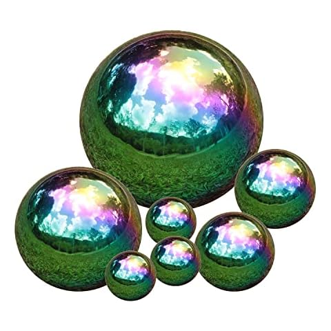 Kesywale 7PCS Decorative Gazing Ball Set Cover