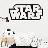 Etiqueta de la pared de vinilo extraíble Star Wars Decal Art Niños Regalo Decoración de la pared 58X27Cm