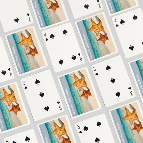 52 Cartas de Póker Clearwater Beach Florida Estrella de Mar miniatura 4