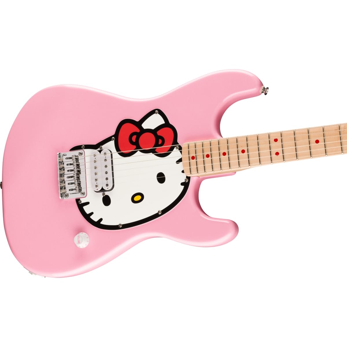 Amazon | Squier by Fender Hello Kitty Pink Stratocaster エレキ 