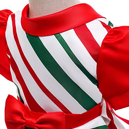 Super Fairy Girls Puff Sleeve Christmas Party Dress Kids Princess Birthday Pageant Ball Gown4