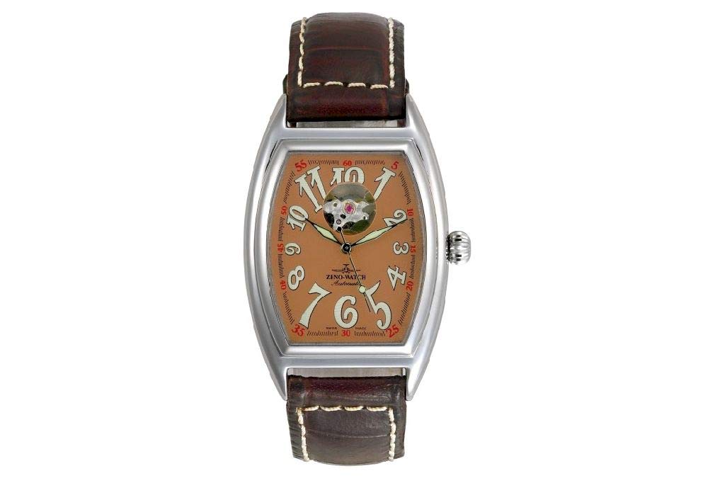 Zeno-Watch Reloj Mujer - Tonneau Retro Open Heart - 8085U-h6