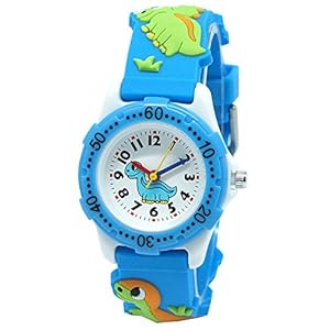 Fashionable-Shop Kids Cute Waterproof Sports Watch Boys Girls 3D Mini Cartoon Silicon Time Teacher Analog Children…