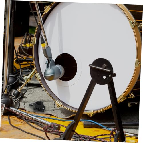 Abrazadera para batería Toddmomy de liberación rápida para tubos, soporte ligero para batería, instalación fácil, configuración segura, accesorio portátil para instrumentos de percusión miniatura 7