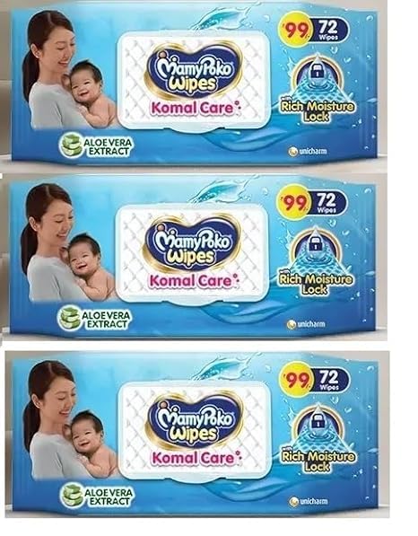 Mamy Po-ko Komal Care Wipes PACK OF 3-image-37