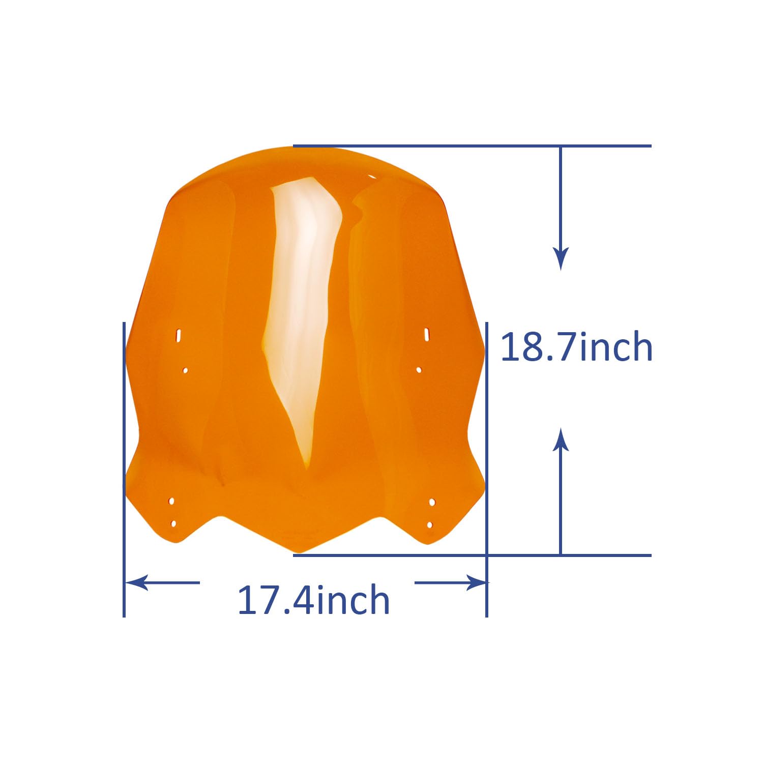 Amazon.com: POWER JAMES Orange Color Outer Headlight Fairing