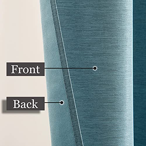 MIULEE 2 Pannelli Tende con Occhielli in