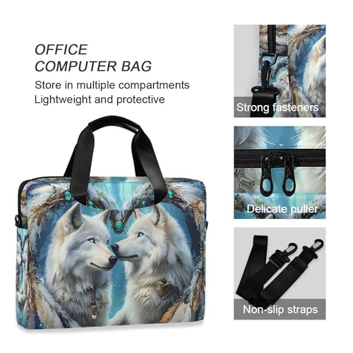 Funda para portátil ALAZA Arctic Wolf 13-15.6 pulgadas miniatura 5