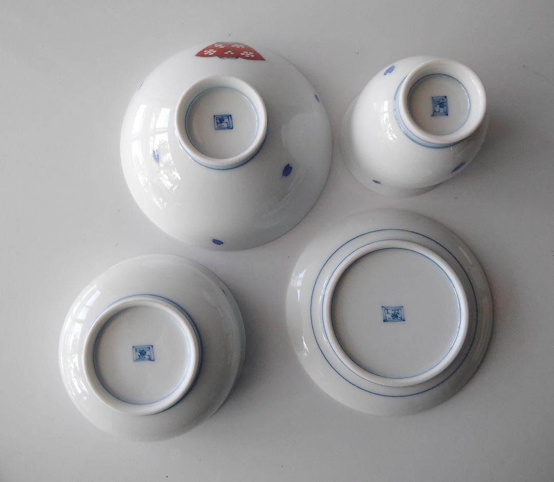 お食い初めセット　手造　手描　　有田焼　畑萬陶苑　色鍋島　未使用 お食い初めセット 手造 手描 有田焼 畑萬陶苑 色鍋島