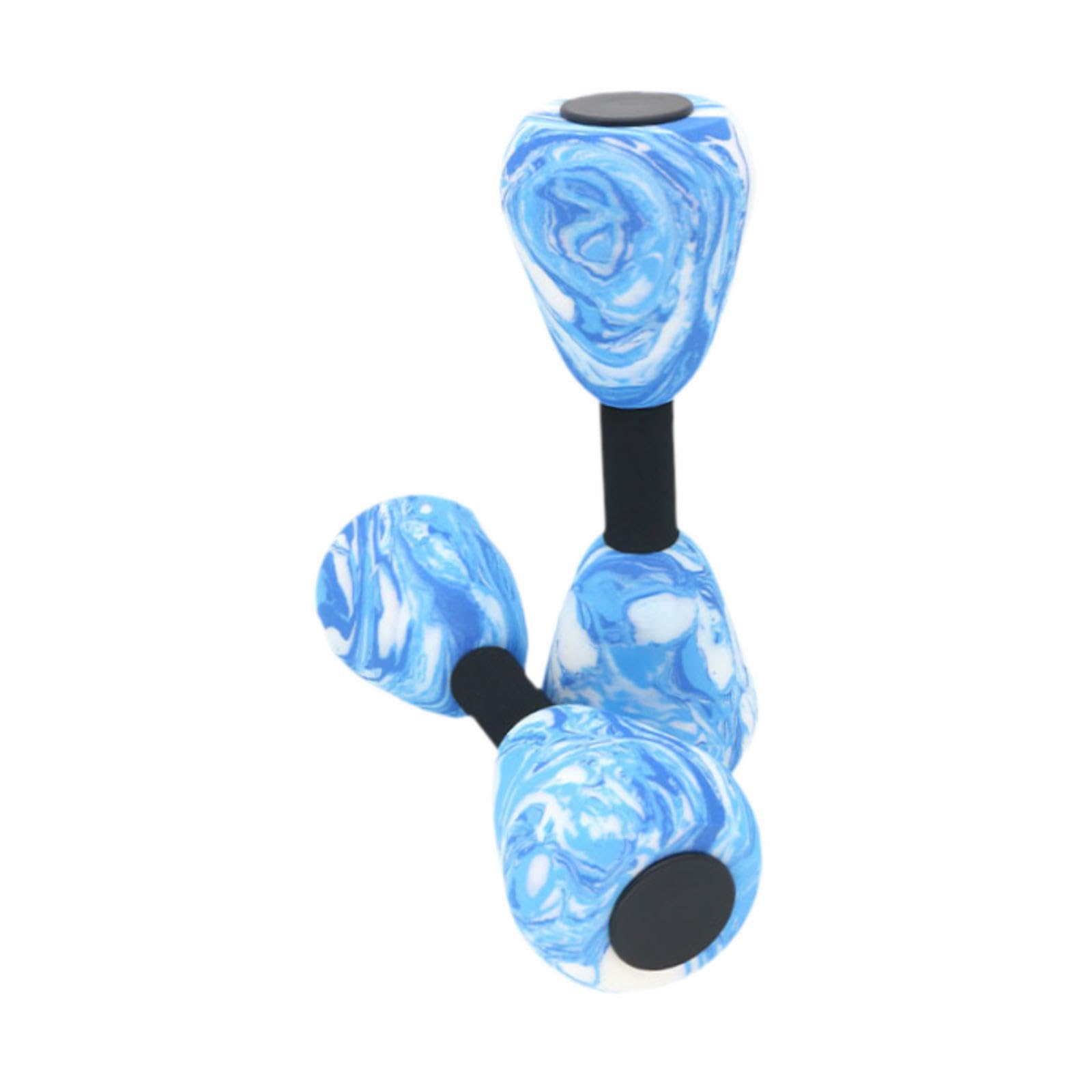 Colaxi 2x Aquatic Dumbbell Pool Dumbbell Portable Aquatic Exercise Dumbbells Swim Barbell Foam Pool Weights for Water Aerobics