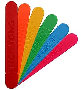 TIC-TONG Mundspatel mit Frucht Aroma, 40 Stück