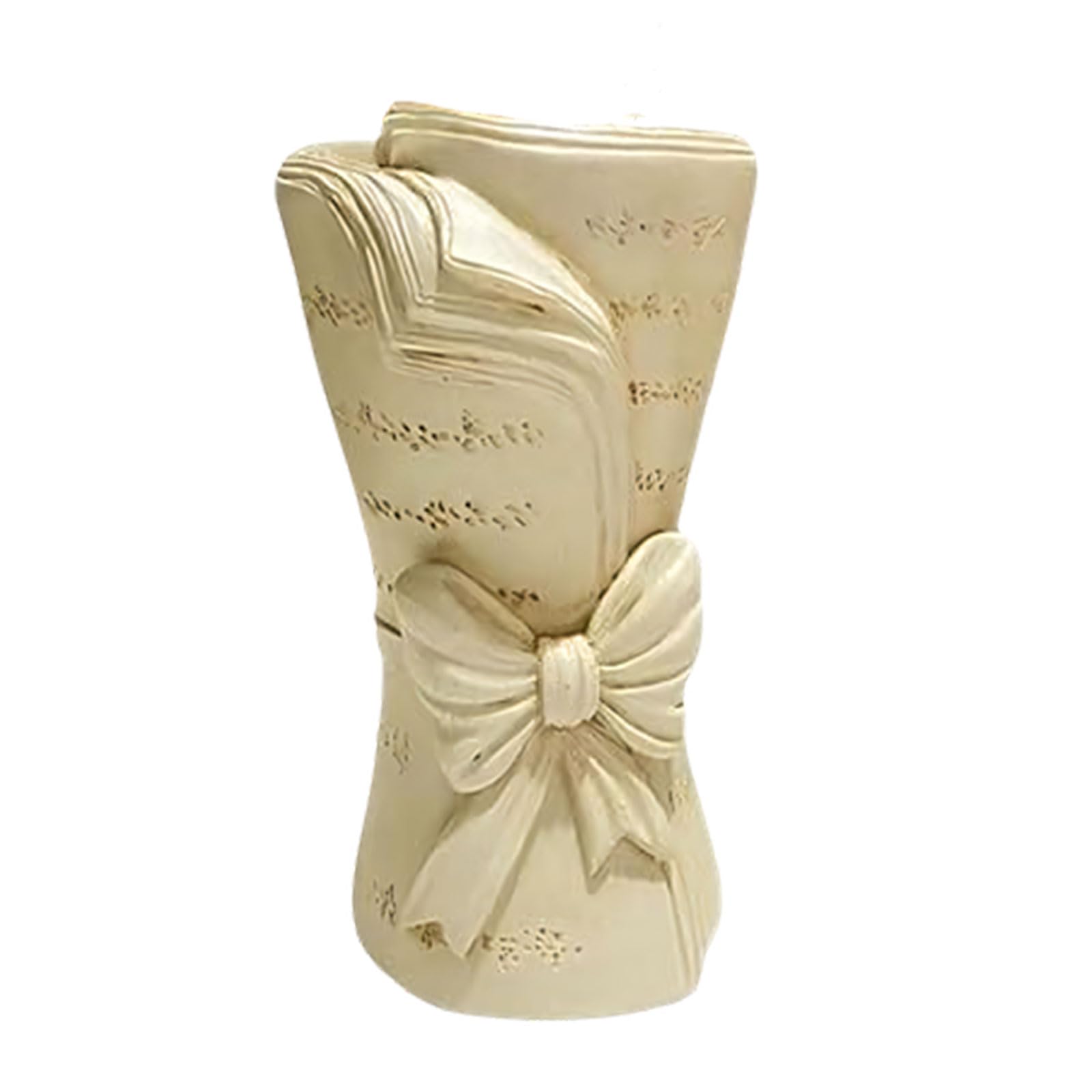 Book Shape Flower Arrangement Vases Decors Resin Craft Planter Pots for Home Tabletop Centerpieces Display Gift Resin Flower Arrangement Vases