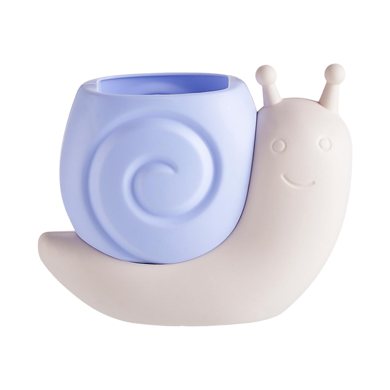 HDOYTXXM Snail Design Desktop Pen Container with Multiple Compartments Cup for School and Home Desk Pencil