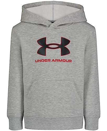 Image of Under Armour Boys' Fleece Pullover Hoodie Sweatshirt, Soft & Comfortable, Relaxed Fit