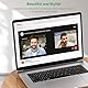 CloudValley Metall Webcam Abdeckung, 0.6mm Ultra-Dünn Metall Slider Kamera Cover Zubehör für Laptop, MacBook Pro*, MacBook Air, iPad Air, Handy, Tablet, Mac, PC - 2Stück