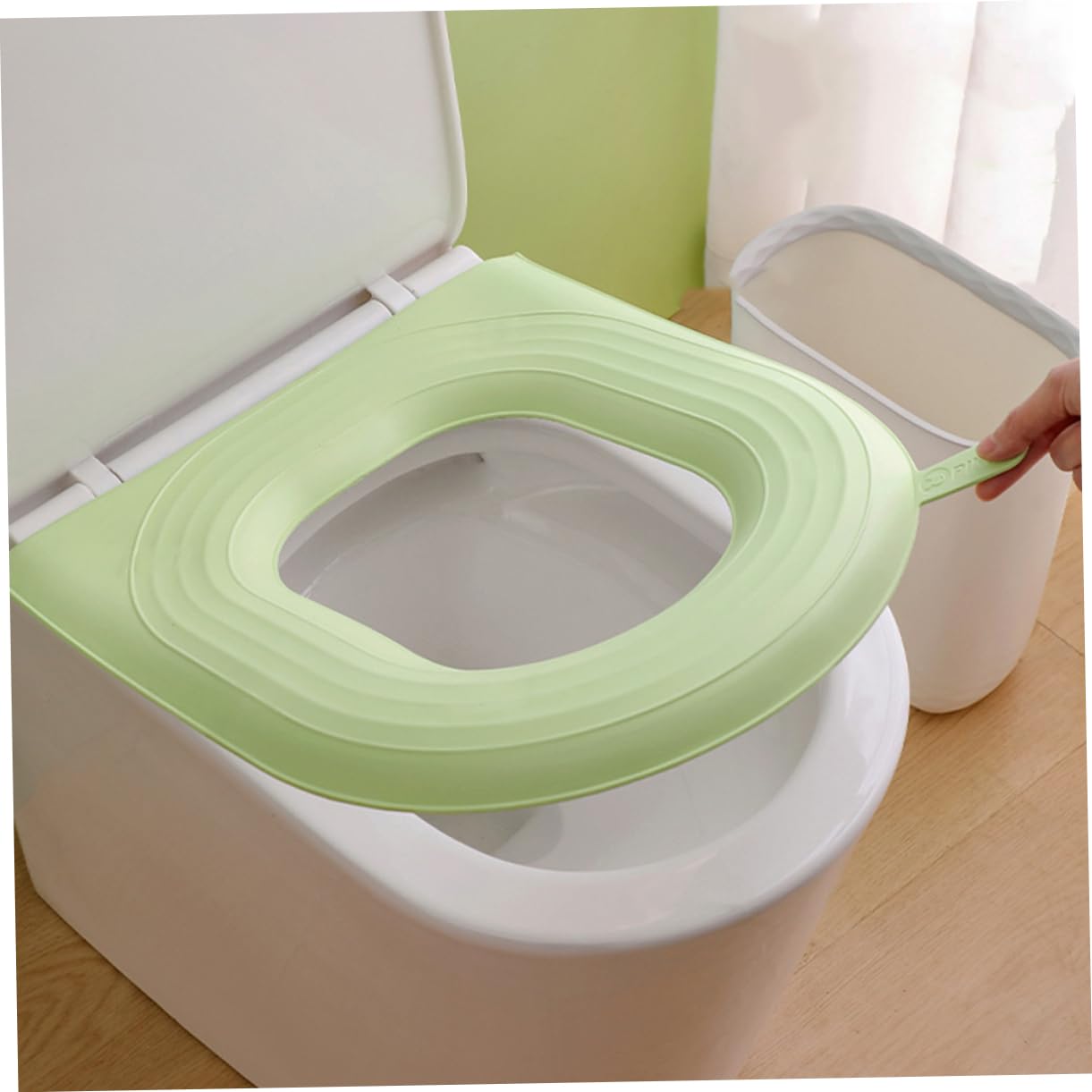 DOITOOL Thick Eva Toilet Seat Pads Waterproof Washable Cushions for Raised Seats